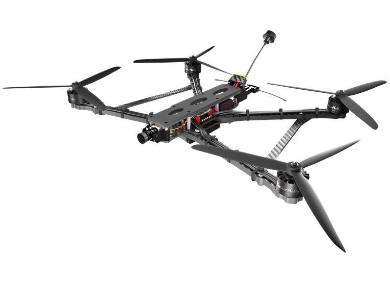 FPV - дрон 10 дюймів "ШПАК" карбон сутінкова камера FLY KROP